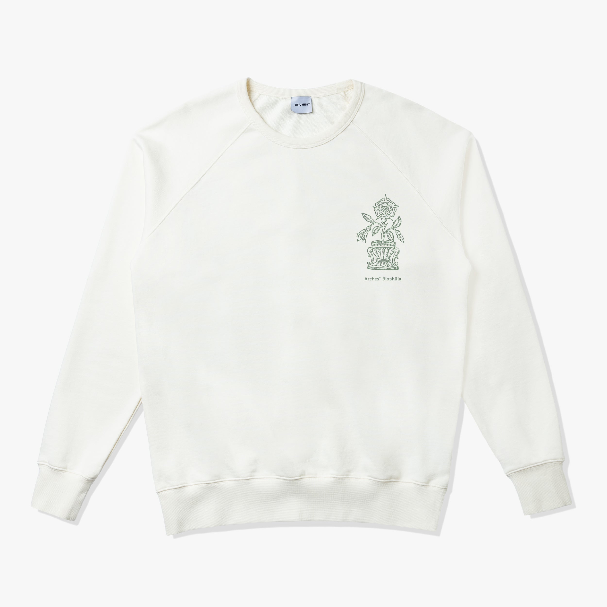 Biophilia Raglan Crewneck 425GSM