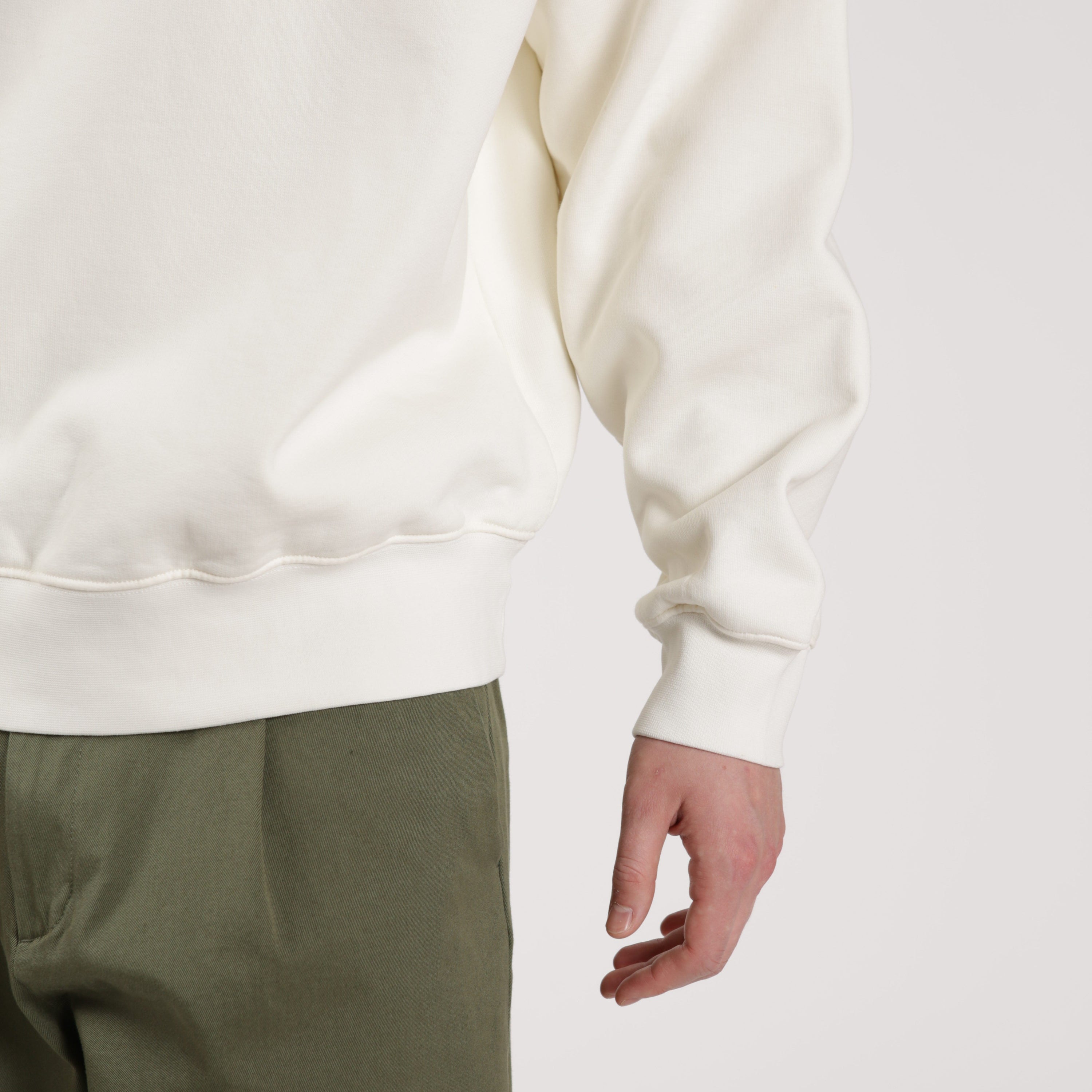 Organic cotton heavyweight crewneck from ArchesGlobal.co, sustainable and EU-made.